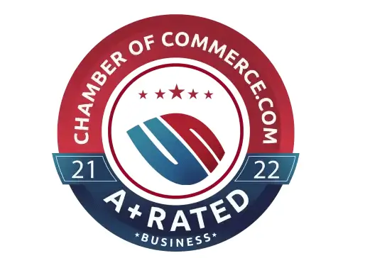 Chamber Of Commerce A+ Rated Business 2022